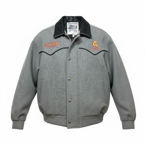 Schaefer Outfitter Bighorn Wool Western Yoke Bomber Jacket Men's Medium